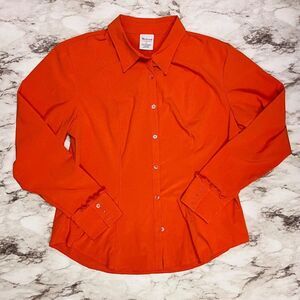 Westbound | Long Sleeve Button Down | Orange | Women's | L
